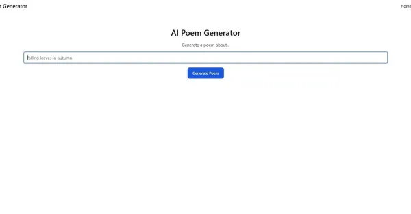 Ai-Poem-Generator