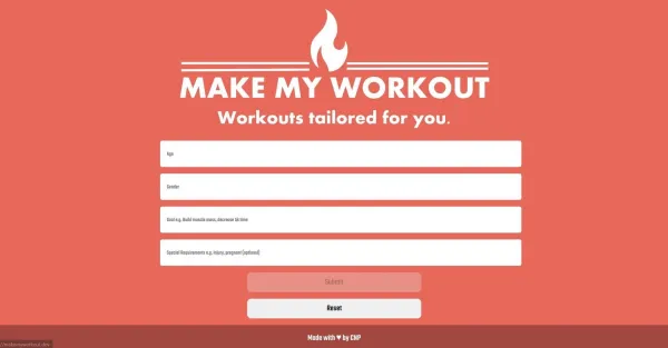 Make-My-Workout