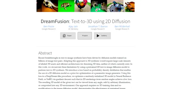 Dreamfusion