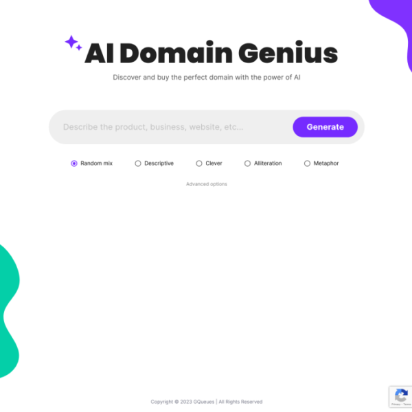 AI Domain Genius