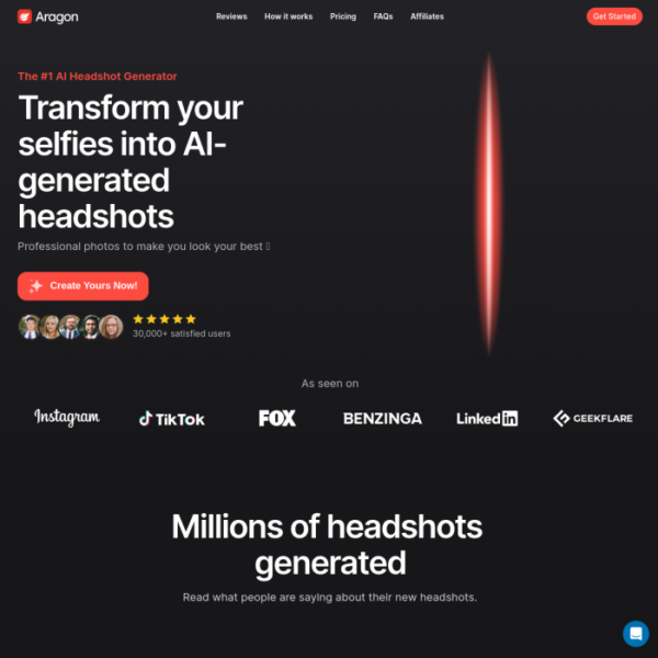Aragon – AI Headshot Generator Aragon – AI Headshot Generator