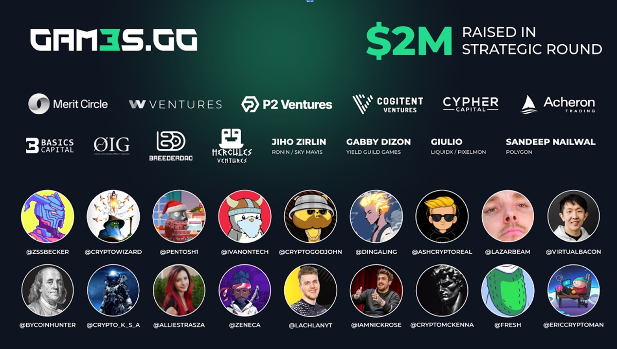 Gam3s.gg has raised $2M to launch Web3 gaming superapp and $G3 tokens