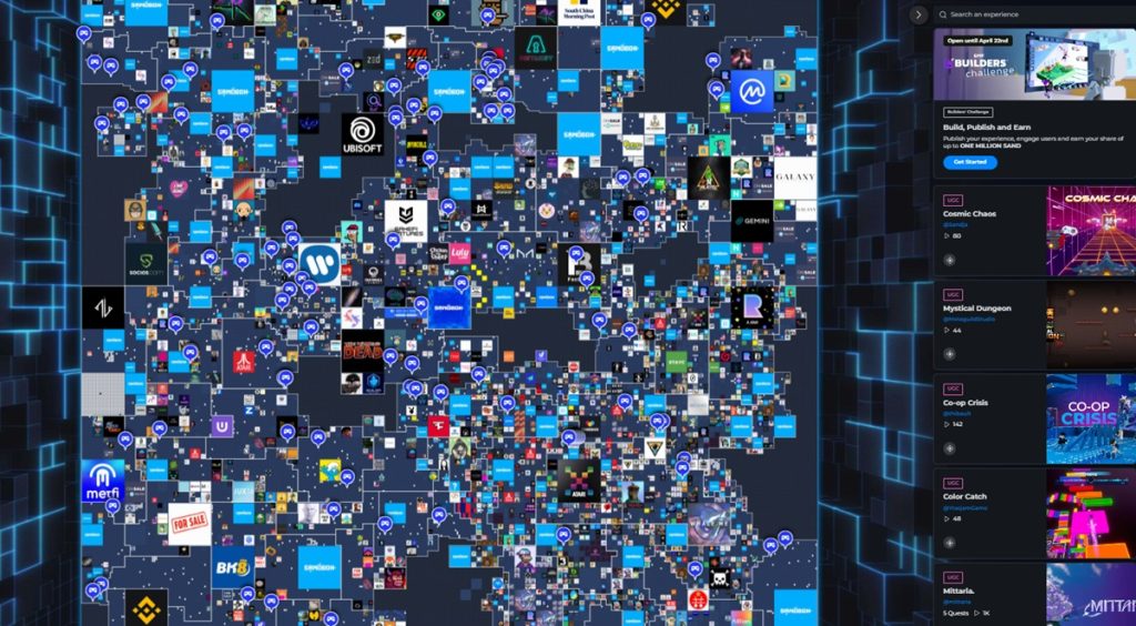The Sandbox reaches 1,000 user-generated experiences