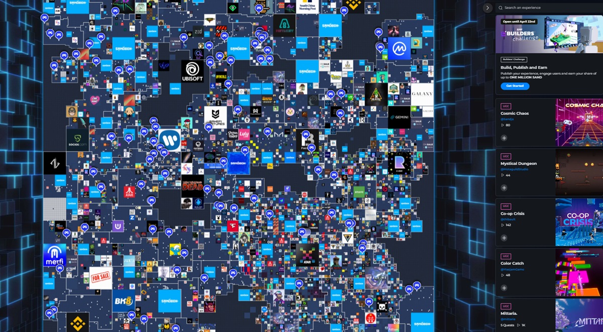 The Sandbox reaches 1,000 user-generated experiences