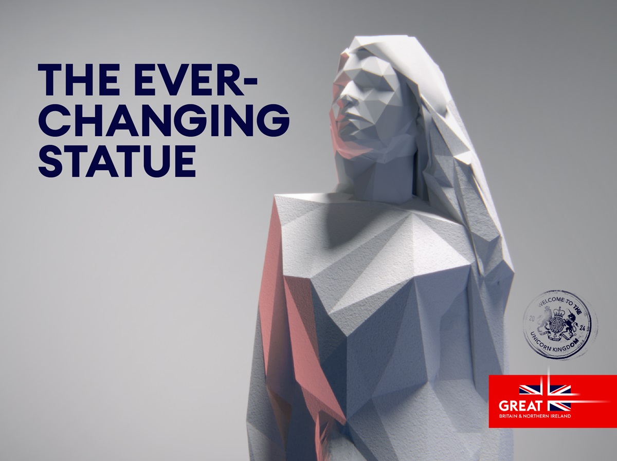 U.K.'s tech unicorns honored with ever-changing statue in NYC