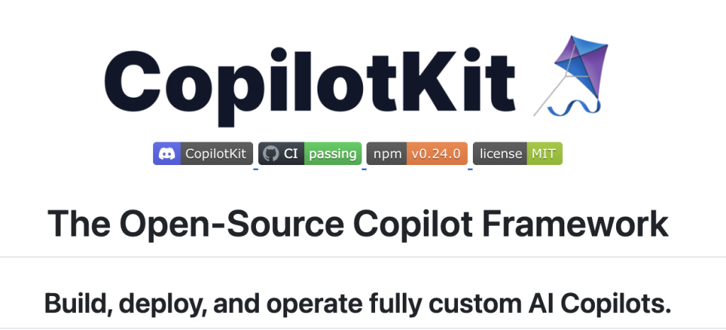 Meet CopilotKit: An Open-Source Copilot Platform for Seamless AI Integration in Any Application