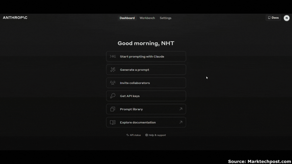 Anthropic AI Launches a Prompt Engineering Tool that Generates Production-Ready Prompts in the Anthropic Console