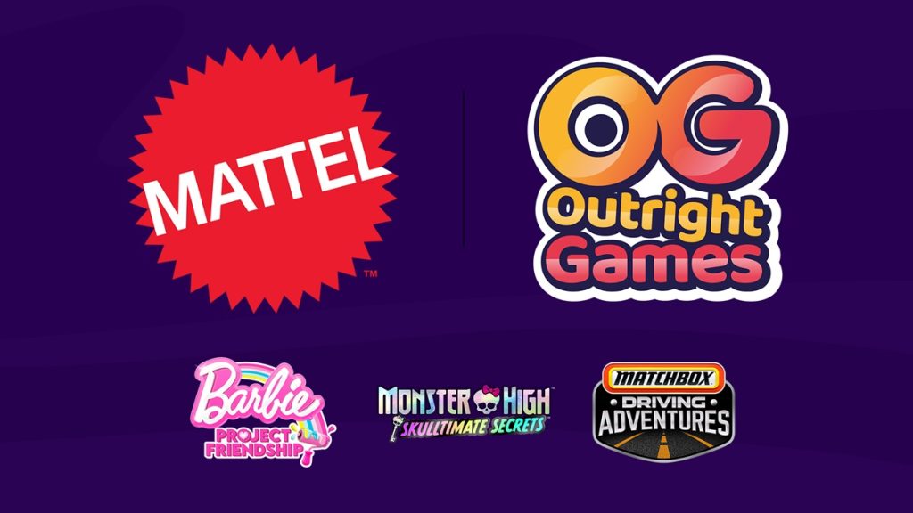 Mattel and Outright Games partner on 3 console and PC games