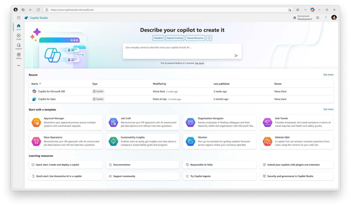 Microsoft Copilot Studio to let developers build bots that act like agents