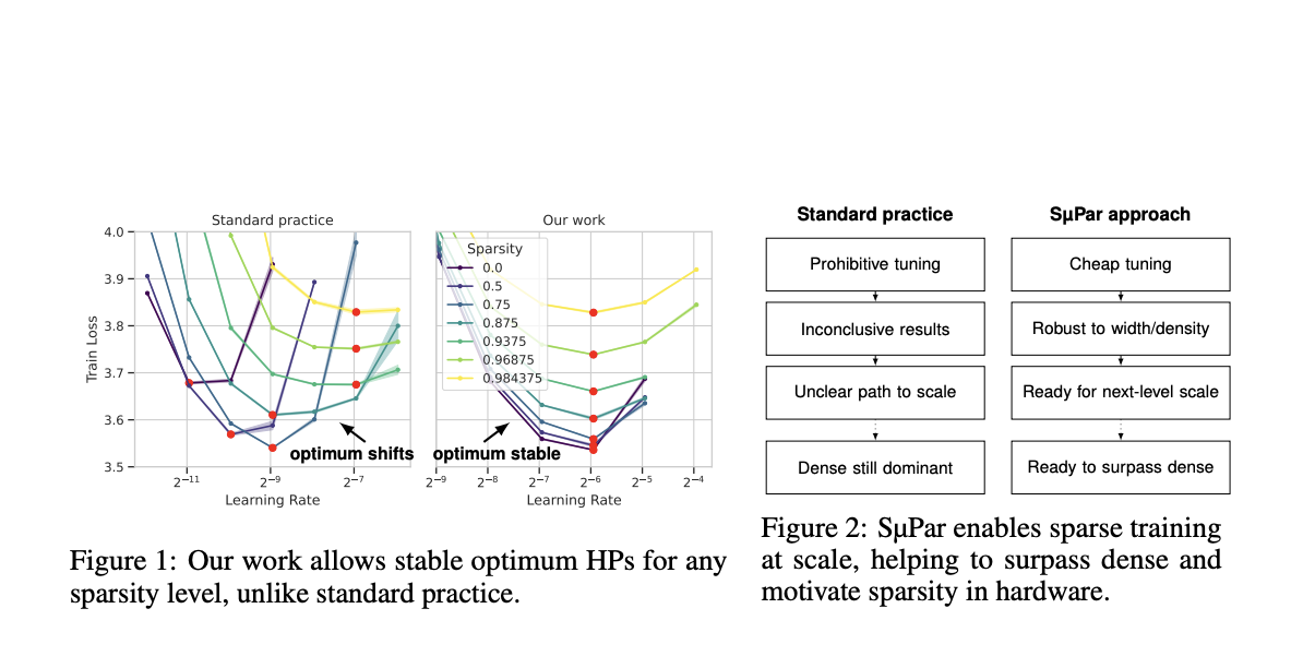 Sparse Maximal Update Parameterization (SμPar): Optimizing Sparse Neural Networks for Superior Training Dynamics and Efficiency